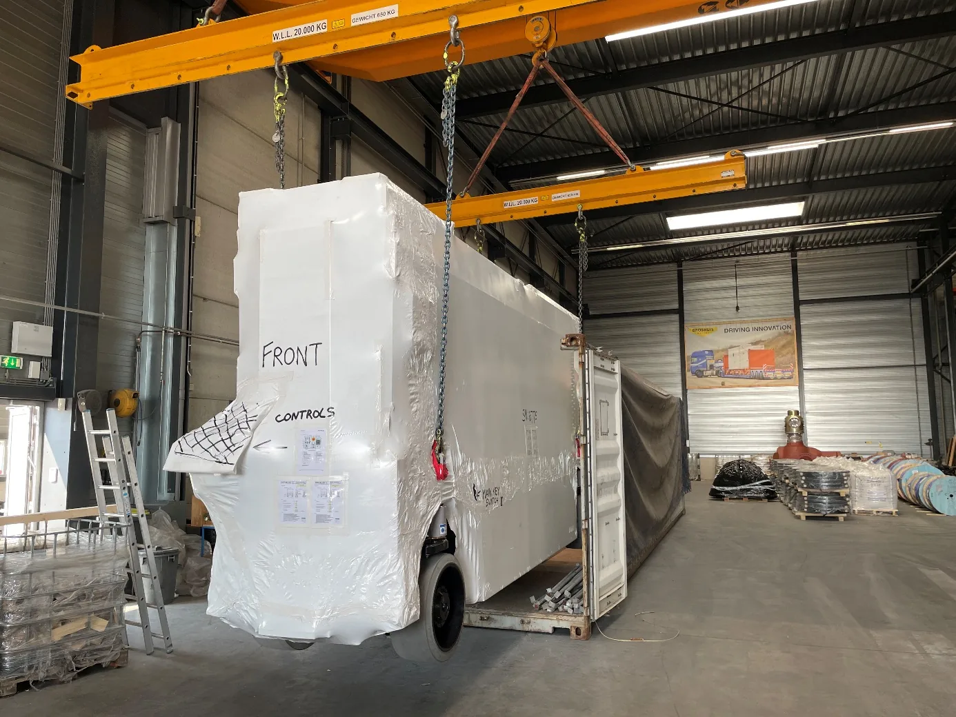 Tiel Logistics industriele verpakking